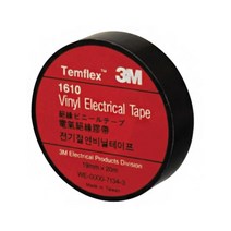 [RΘA] 3M)전기절연 테이프( 1610 19mmX20M) 산업용 작업용 검정 공업용 ▷_β5243Ea, 《β본상품》