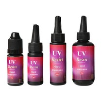 GHSHOP 보석 예술 공예 수지 주조를위한 4x diy uv 수지 하드 접착제 자외선 경화, 10g