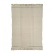 북유럽 리니디자인 Linie Design 어웨이큰드 마인드 울 매트 카페트 러그 140x200 cm White