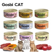 고스비 고양이주식캔 70g, 1개, 참치&새우
