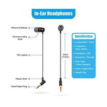 M AMVR 소음 차단 이어폰 오큘러스 퀘스트 1 VR 헤드셋 전용 맞춤 제작 3D 360도 사운드 인 이어 헤드폰 및 실리콘 홀더1쌍