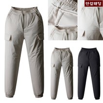 애니진 여성용 패딩 조거 카고 바지 밴딩팬츠 2108SE