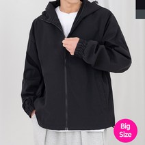 핑크폭스 남자 빅사이즈 후드에어점퍼