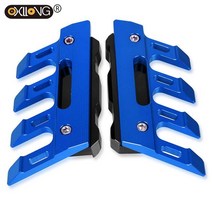 KYMCO 다운타운 350i 300i 200i 200 300 500 슬라이더 용 프론트 쇼크 업소버 포크 충격 흡수 가드 프로텍터 커버 보드, 파란