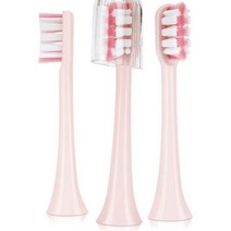 듀퐁 스마트 소닉 전동 칫솔 씰 패키지 3 개 수카스 X3/X3U/X5 호환, Pink