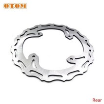 OTOM오토바이 브레이크 디스크 고탄소 크롬 스틸 전면 및 후면 240mm 플랜지 혼다 CRF250R CRF250X CRF450R450X, Rear Brake Disc