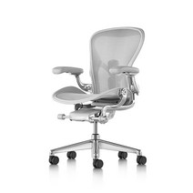 허먼밀러의자 HermanMiller Aeron 팔걸이등받이조절가능, 옵션 1 그래파이트 나일론 피트 (M 사이즈)