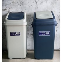 거든상사 유진 에이스 사각휴지통 종량제 30L용 40L용 50L용 사무실용 가정용 업소용, 그레이, 40L, 1개