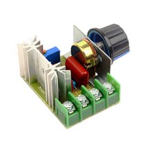 속도조절기 AC 220V 2000W SCR 전압 조정기 디밍 조광기 모터 속도 컨트롤러 온도 조절기 전자 모듈, [01] 1PCS, 1개