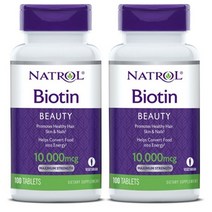 1+1 나트롤 비오틴 뷰티 10000mcg 100타블렛