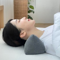 누아베개 경추목베개 수건 원형 거북목 일자목, 누비 크림베이지(미니사이즈), 바이오비드폼, 1개