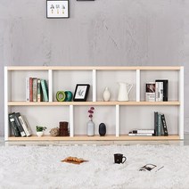 힘찬리빙 아벨 2000 2단 와이드 거실 전면 서재 책꽂이 책수납장 책장 200cm 6컬러, 아벨 2000 2단 와이드 책장, 메이플 화이트