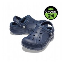 [크록스] 공식 키즈 BAYA LINED(털) CLOG K NAVY (22FKCL20750