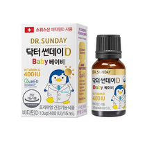 닥터썬데이D 베이비 400IU, 12개, 15ml