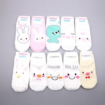 입체캐릭터5개세트 캐릭터발목양말 남녀공용 여자 여성 패션 양말