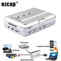 영상편집보드 원래 정품 ezcap lp비닐 테이프-pc 기록 듀얼 하이브리드 usb 카세트-mp3 변환기 오디오 캡처 워크맨 음악 플레이어