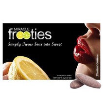 Miracle Frooties Large Miracle Berry Tablet 100% Natural Grown Miracle Fruit Turn Sour Sweet Cha, 1