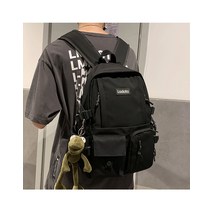캐쥬얼 앤 데일리 백팩(블랙) 학생 여행용 노트북가방