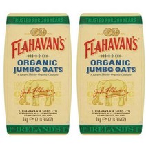 Flahavans 플라하반스 아이리쉬 Organic 점보 오트밀 1kg 2개, 1개