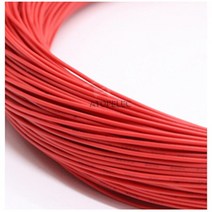 1M UL1015 24/22/20/18/16/14/12/10/8 AWG 600V PVC 주석 도금 구리 연선 케이블 검정/빨강/주황색/노랑/, 04 빨간_07 12AWG