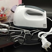 미니 핸드믹서7스피드 반죽 핸드 미니 믹서 블렌더 다기능 프로세서 주방 전기 수동 요리 도구, 02 220-240V EU  180W