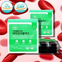 은행잎 추출물 혈액순환 닥터징코플러스 1100mg x 60캡슐 1+1, 은행잎추출물 60캡슐 x2박스