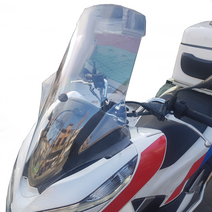 PCX 윈드스크린 72cm 미들롱스크린 18년이상 더뉴PCX 3가지컬러, 세미스모그