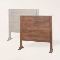 우드림 퓨어 우드 파티션 칸막이 업소용 가정용 식당, 브라운