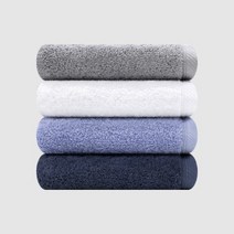 송월타월 향균 세면 타월 180g 40수 코마사, 백색, 10개