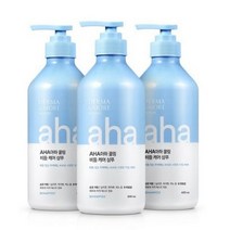 더마앤모어 아하 쿨링 비듬케어 샴푸, 3개, 600ml