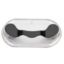 마그네틱 교수형 안경 홀더 핀 브로치 패션 다기능 휴대용 옷 클립 버클 자석 안경 헤드셋 라인 클립, black