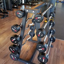 아이언불 프리미엄 고정식 바벨 일자바 컬바 세트 10kg~30kg, (일자) 10kg