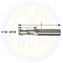 앤드밀-2날 TiCN코팅 11mm SKH-59 YG-1/와/diy공구/목공구/충전드릴/공구함/콤프레샤/고압세척기/안전용품/모든것~