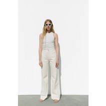 독일 자라 ZARA TRF 하이라이즈 와이드 레그 진