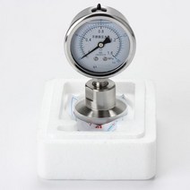 마노미터 기압계 압력계 위생 다이어프램 차압 게이지 가격 고압, -0.1-2.4Mpa