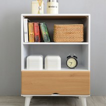 앤틱 틈새 주방 거실 안방 수납 책장 장식장 600 3종 세련된, 화이트