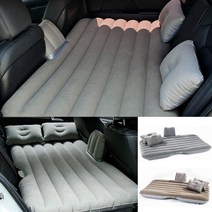 차박매트 차량용매트리스 뒷자석 에어매트 침대 에어펌프포함, 그레이