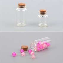 골든트리 미니 코르크 마개 원형 유리병 소형 DP용 코르크병 악세사리 공병, 30x40mm