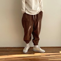 진짜클로젯 골덴 코듀로이 조거 팬츠 배기 벌룬 항아리 팬츠 통큰 통넓은 겨울 배정남 바지