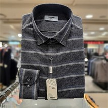 레노마셔츠 NC불광점 기모 TWIST사 호리존탈 ST배색 블루컬러 슬림핏 남방 셔츠 RIWSL1-156-BU