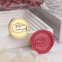 실링왁스 씰링 왁스 인감 스탬프 화재 페인트 구리 머리 백악기 화석 시리즈 쥬라기 공룡 도구 스크랩북 새로운 장식 선물, skull