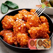 쿠즈락앳홈 닭강정 2종 혼합 210g 8팩(각4팩씩), 8개