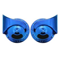 12v 1 pair electric snail horn speeker 방수 유니버설 자동차 오토바이 트럭 보트 400db electric loud snail air horn 사이렌, 파란색