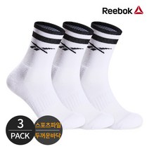 아디다스 아디다스 골프 남성 스포츠파일 넥 골지 중목양말 3P_BK, FREE