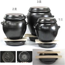 소금 간수 숨쉬는 항아리 옹기 SET 1호 2호 3호 10kg 20kg 30kg 소 중 대, 1개