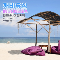 깨비유심 인도네시아 전지역 4G LTE 데이터 7일 이용 유심 출국전 불량 유심 확인 가능 (4362532), 김포 공항 수령