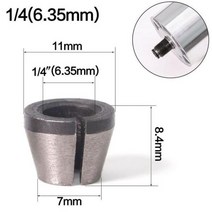 1pc3pc 6mm 6.35mm 8mm 콜렛 척 고정밀 어댑터 조각 트리밍 기계 전기 라우터