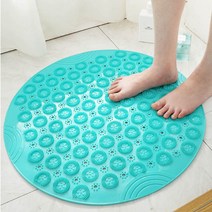 풋브러쉬 매트 발각질 뒷꿈치 굳은살 클리너 발판, 블루