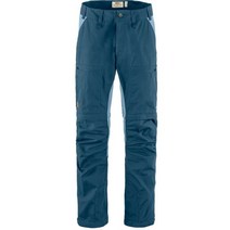 [국내발송] 피엘라벤 FJALLRAVEN 아웃도어 남성 아비스코 라이트 트레킹 짚 오프 트라우저 레귤러 인디고블루 등산복 바지 하의 G1000 81535R/534-543