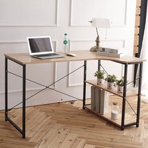 위드모던 컴퓨터책상 1인용, 위드모던 우드기본책상 120 화이트